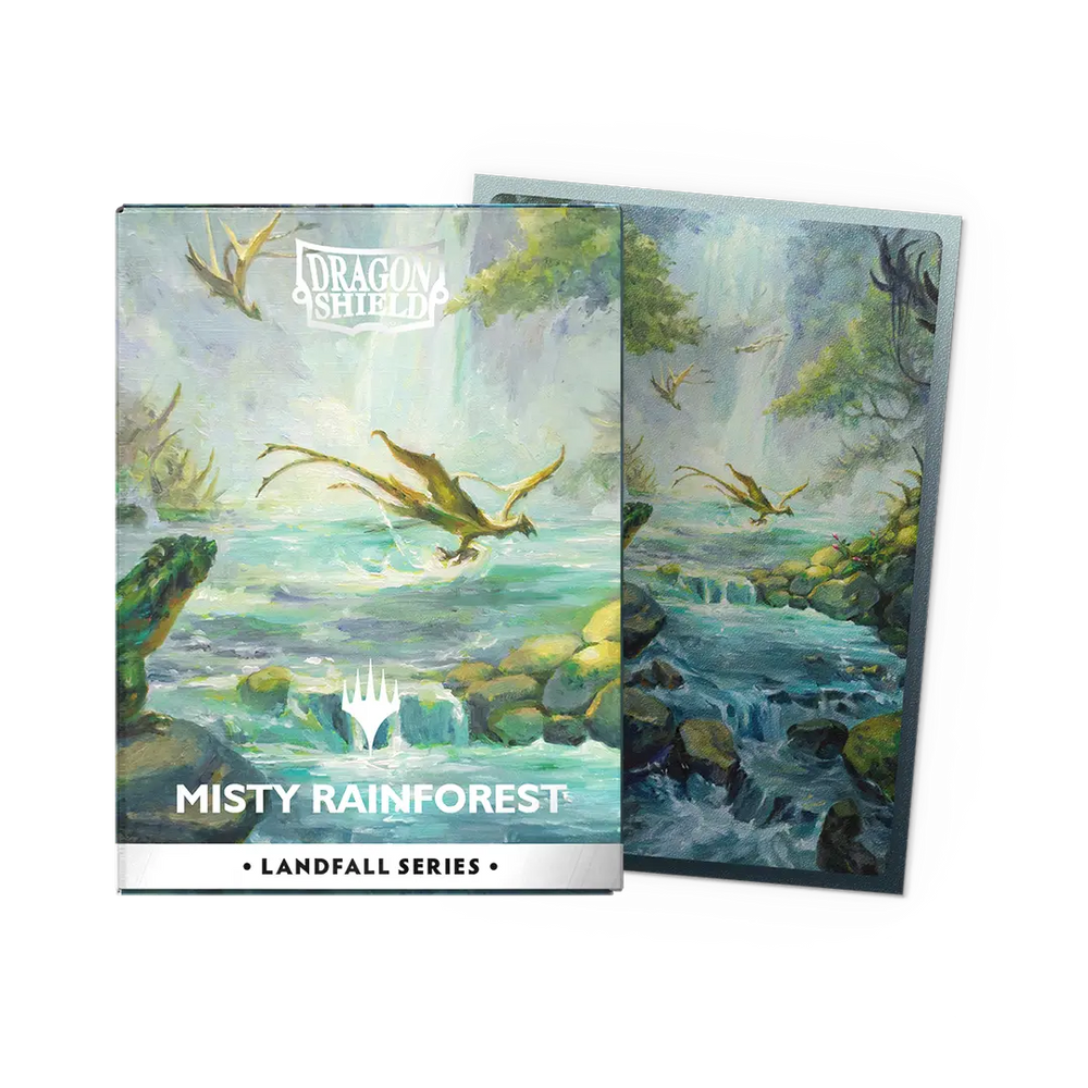 Dragon Shield: Misty Rainforest - Landfall Series Dual Art Sleeves