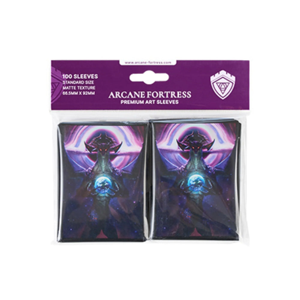 Arcane Fortress: Premium Art Sleeves - Year of the Dragon Cosmic Genesis (100ct)
