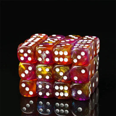 Foam Brain Dice- 12 Piece D6's- Autumnal Wrath