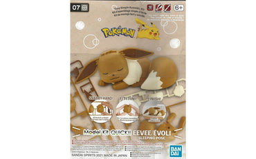 Bandai Pokemon Model Kit Quick -- Sleeping Eevee