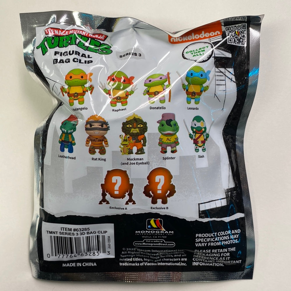 Teenage Mutant Ninja Turtles — Figural Bag Clip (Series 3)