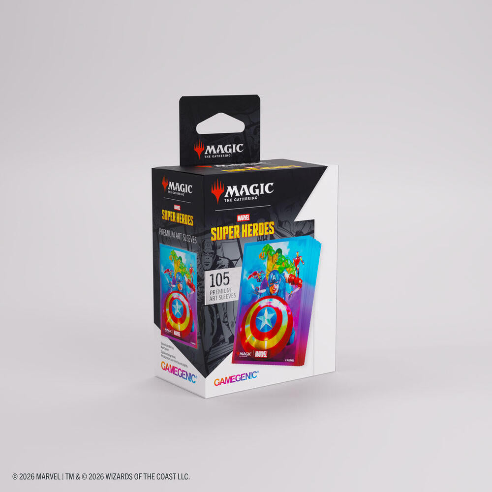 Gamegenic - MTG Premium Art Sleeves: M.S.H. - Captain America, Team Leader