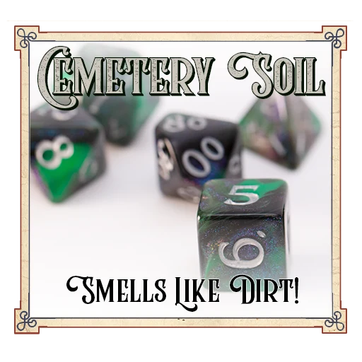 Baron Smelly Bones, Scented Dice: Cemetery Soil