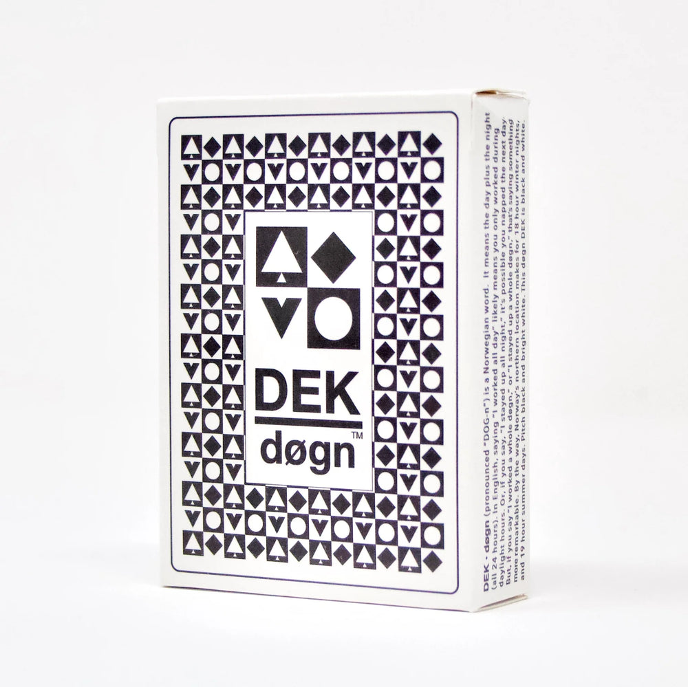 DEK of Cards: døgn (Norway) - Impeccably Designed Scandinavian Playing Cards