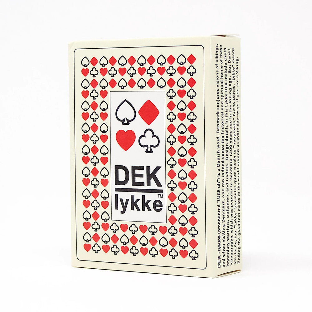 DEK of Cards: lykke (Denmark) - Impeccably Designed Scandinavian Playing Cards