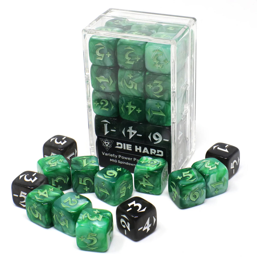 Die Hard Dice: Spindown Counters Variety Power Pack Green