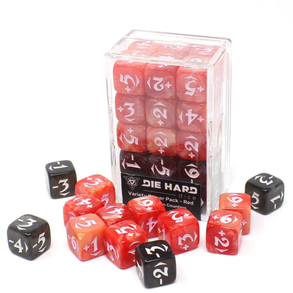 Die Hard Dice: Spindown Counters Variety Power Pack Red