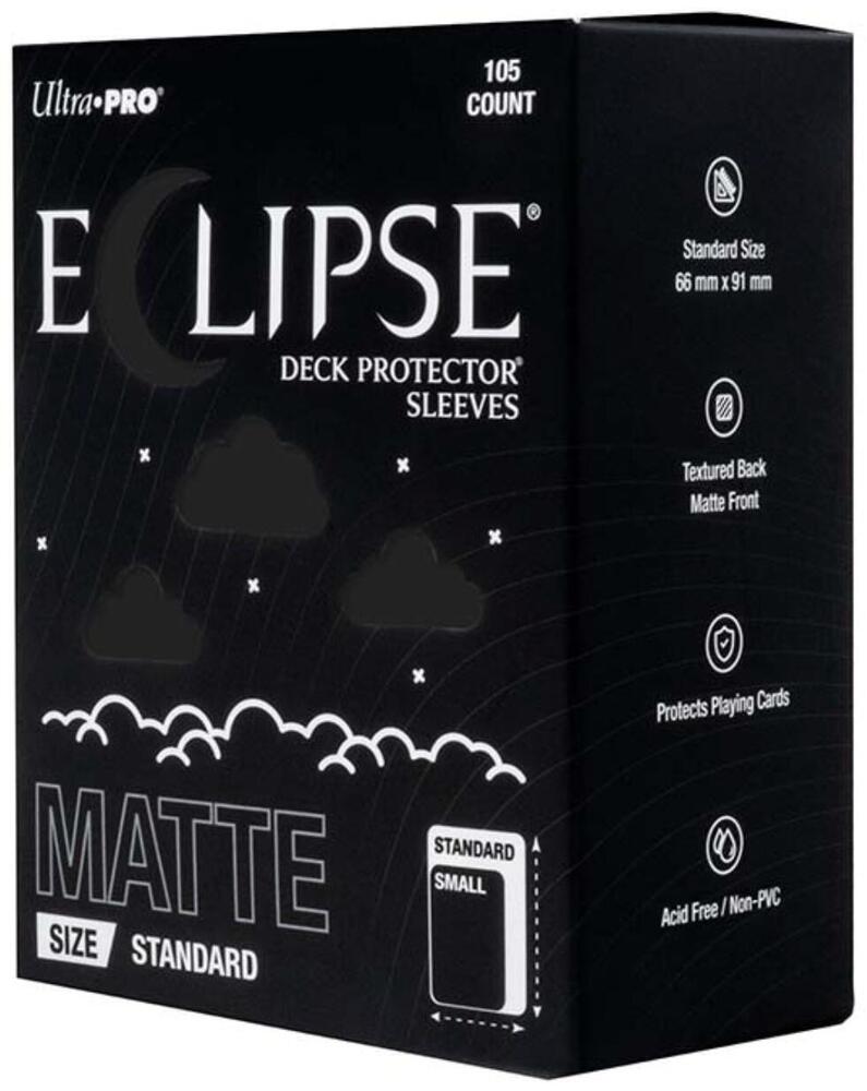 Ultra Pro: Eclipse Matte (105ct)- Jet Black