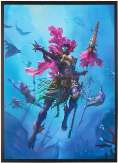 Arcane Fortress: Premium Art Sleeves - Emperor of the Deep (100ct)