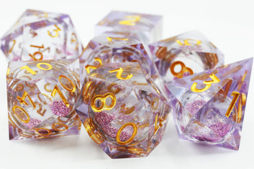 Foam Brain Dice- Liquid Core Purple