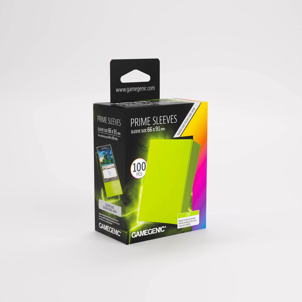 GameGenic - Prime Sleeves: Lime