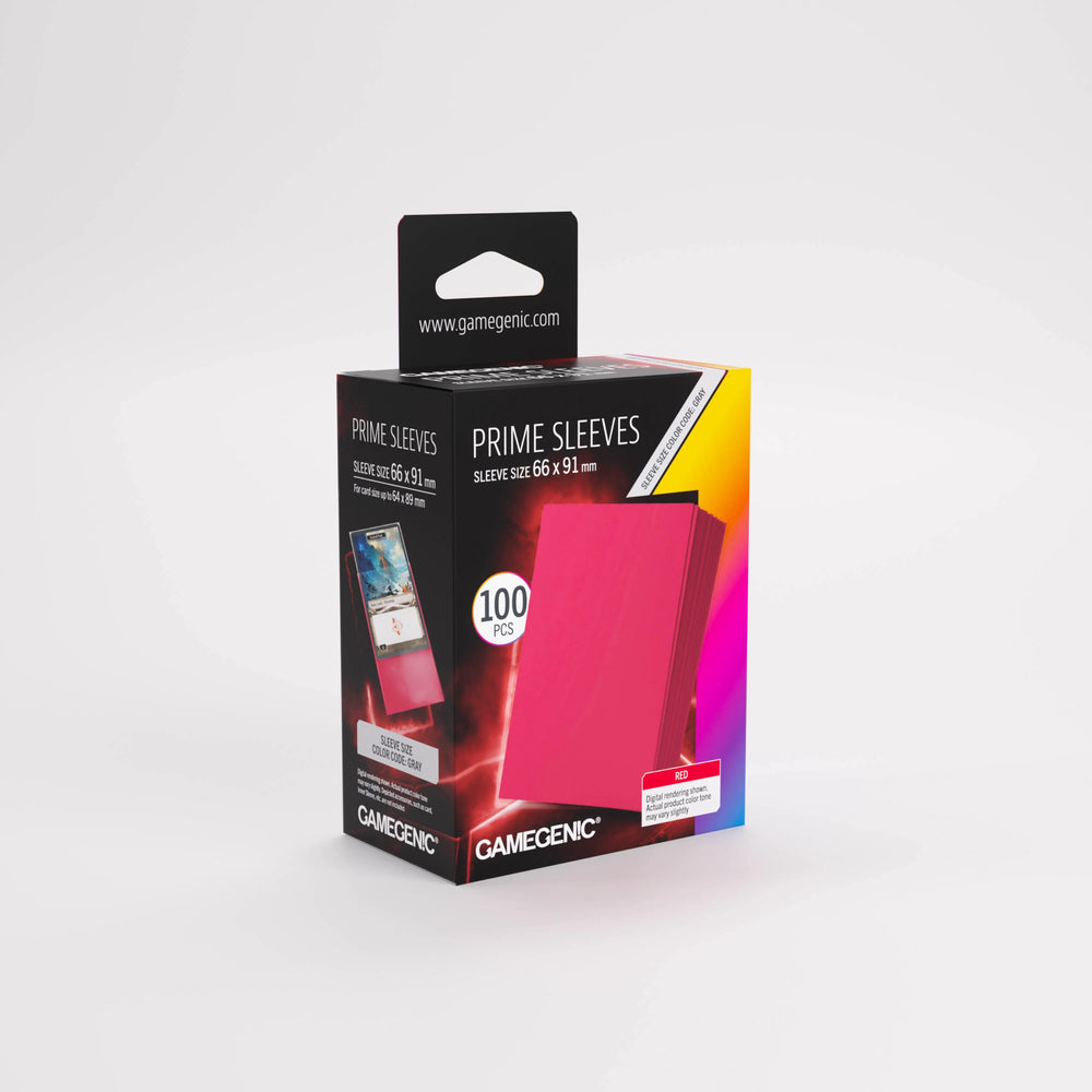GameGenic - Prime Sleeves: Red