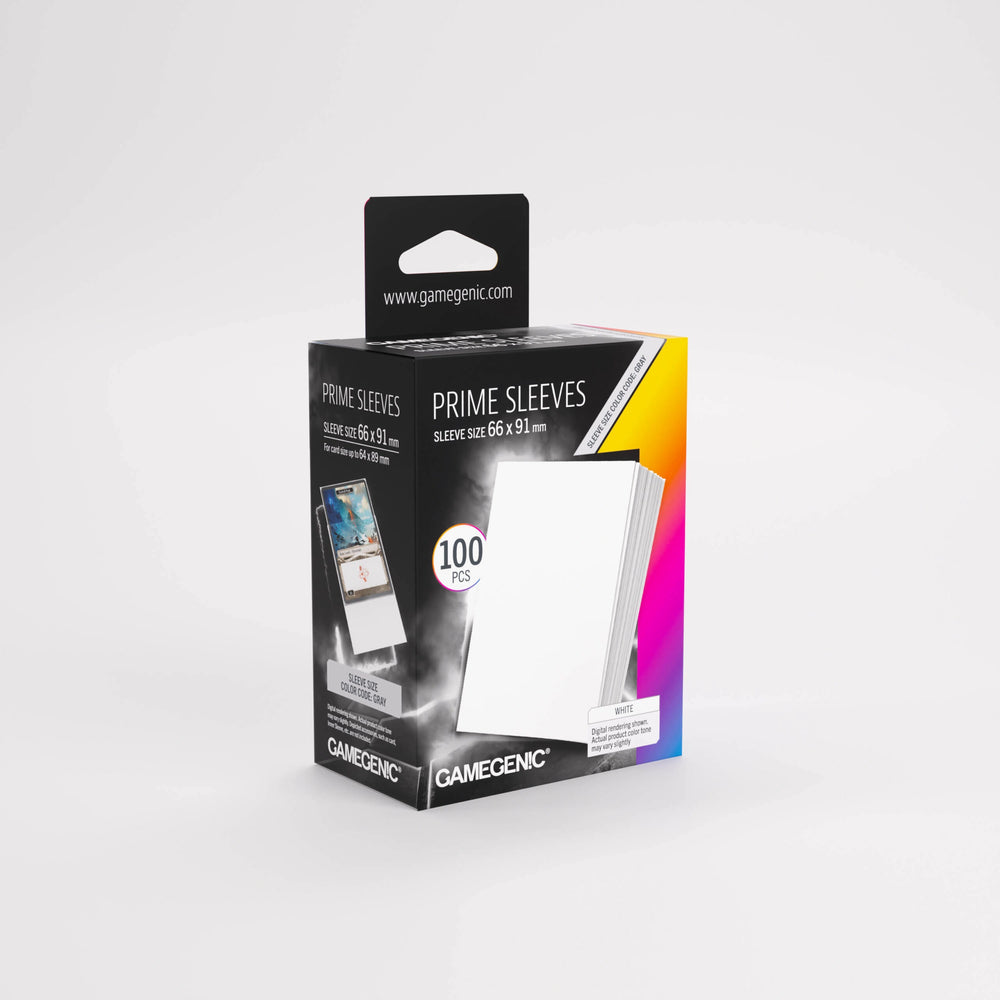 GameGenic - Prime Sleeves: White