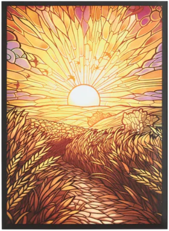 Arcane Fortress: Premium Art Sleeves - Golden Plains (100ct)