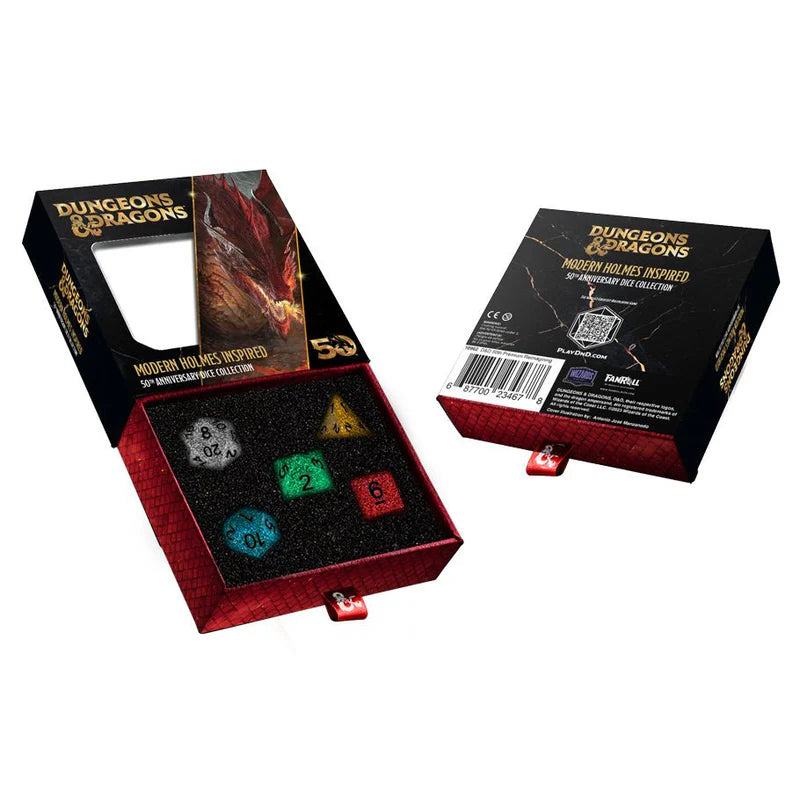 Dungeons & Dragons 50th Anniversary Modern Holmes Inspired Dice Collection
