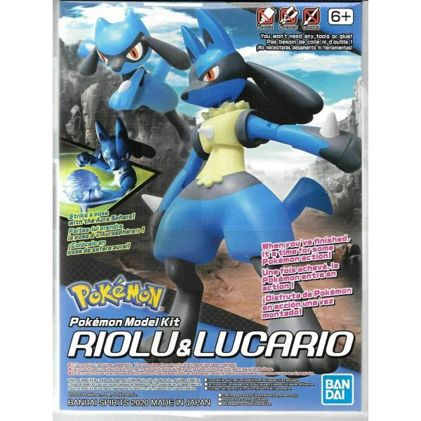 Bandai model Kit: Pokemon - Riolu and Lucario