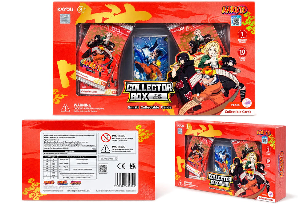 Naruto Collectible Cards: Smriti - Earth Scroll 002 - Promo Collector Box (10 Pack)