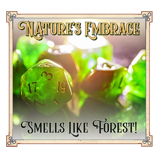 Baron Smelly Bones, Scented Dice: Nature's Embrace
