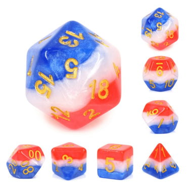 Foam Brain Dice: Old Glory