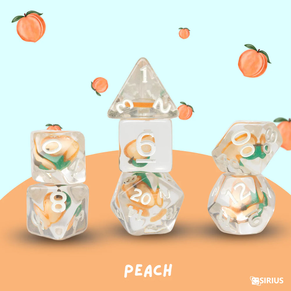 Sirius Dice: Fruit Slice Dice Set - Peach