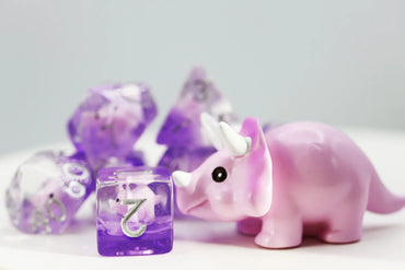 Foam Brain Dice: Pink Triceratops