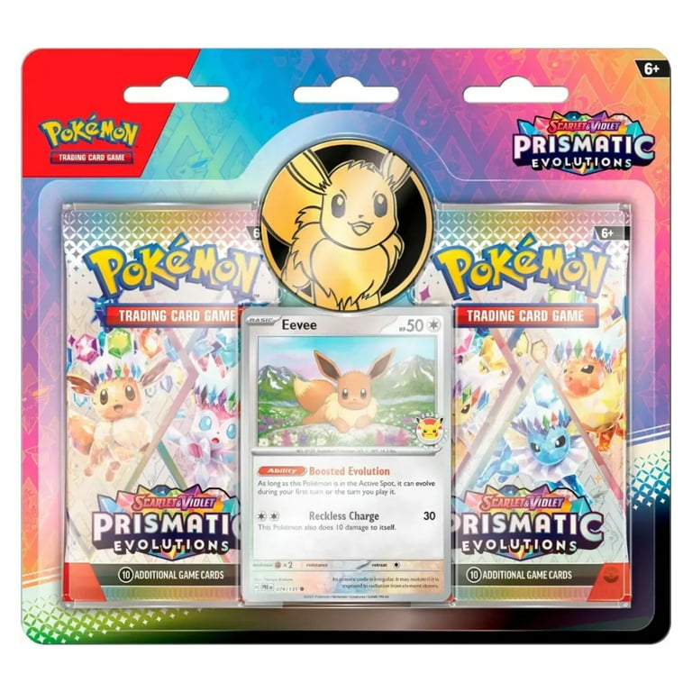 Pokemon TCG: Prismatic Evolutions 2-Pack Eevee Blister