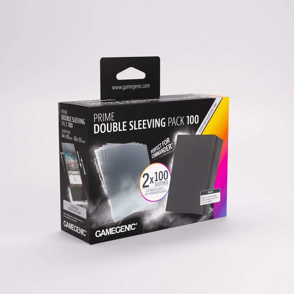 GameGenic -  Double Sleeving Pack - Prime Black