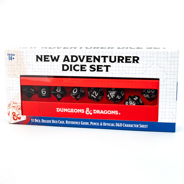 D&D: New Adventurer Dice Set [Black]