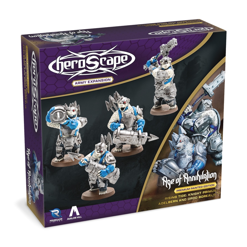 Heroscape: Age of Annihilation - Rising Tide: Knight Primus Adelbern and Ordo Borealis