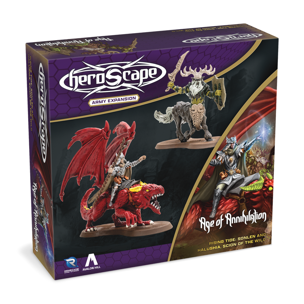 Heroscape: Age of Annihilation - Rising Tide: Sonlen and Halushia, Scion of the Wild