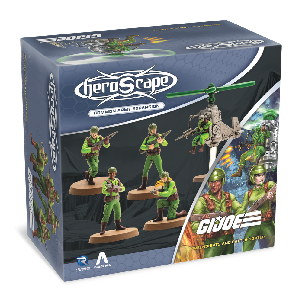 Heroscape: GI Joe - Greenshirts and Battle Copter