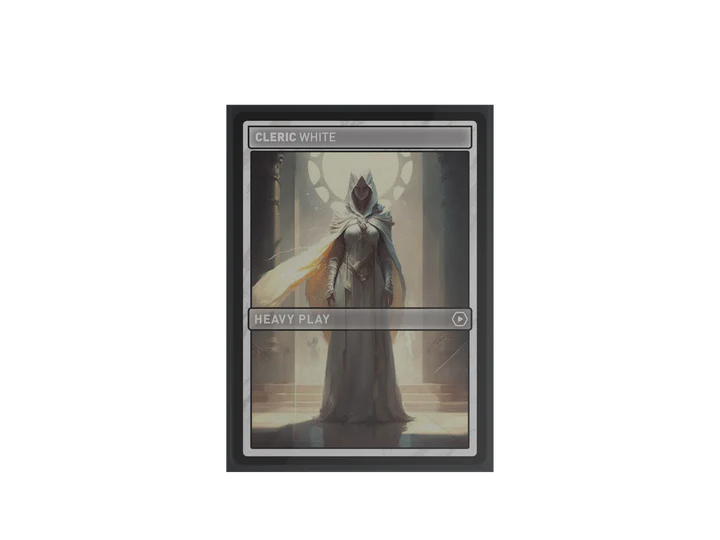 Heavy Play: Spike Sleeves- Cleric White