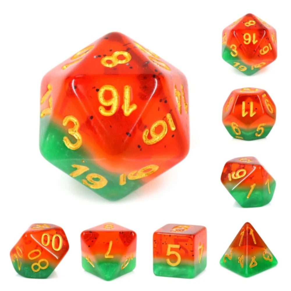 Foam Brain Dice: Watermelon