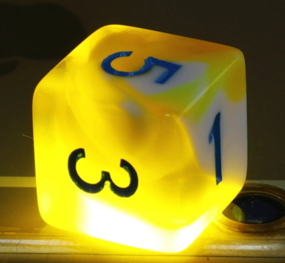 Foam Brain Dice: Lemon Cream