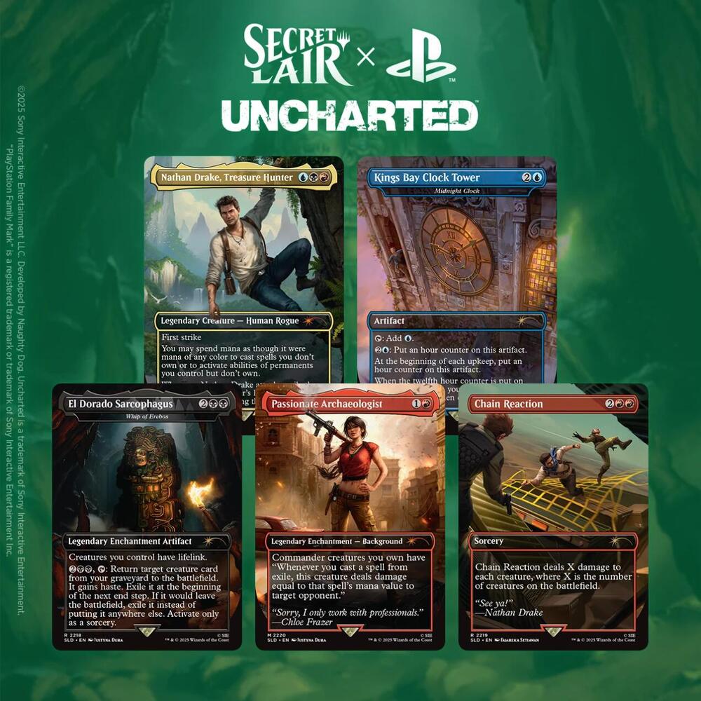 Secret Lair x Uncharted - Non-Foil Edition - Secret Lair