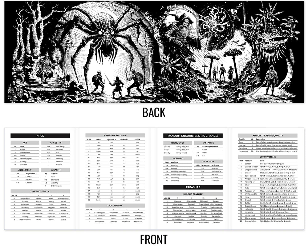 Shadowdark RPG DM Screen