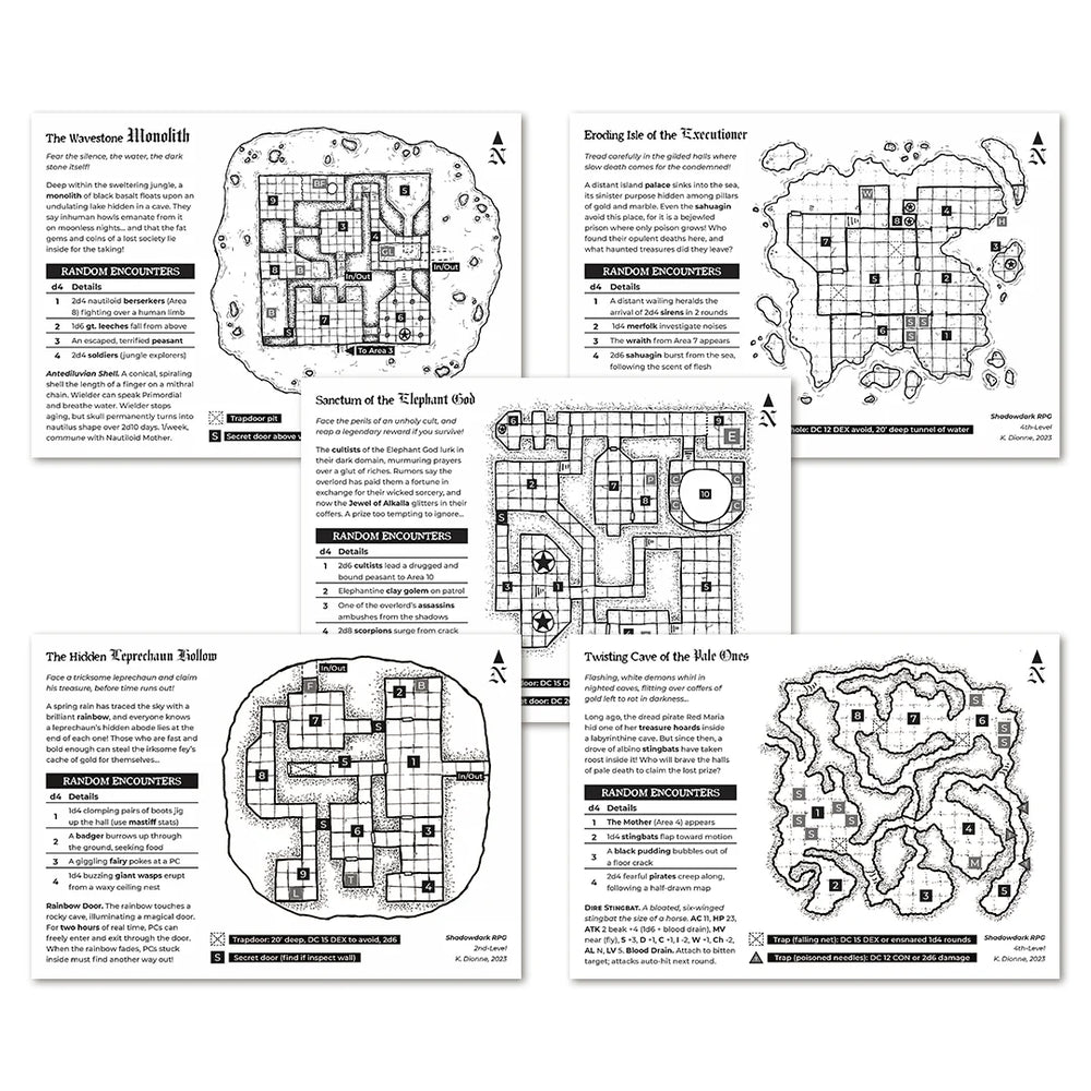 Shadowdark RPG Mini Adventure Pack