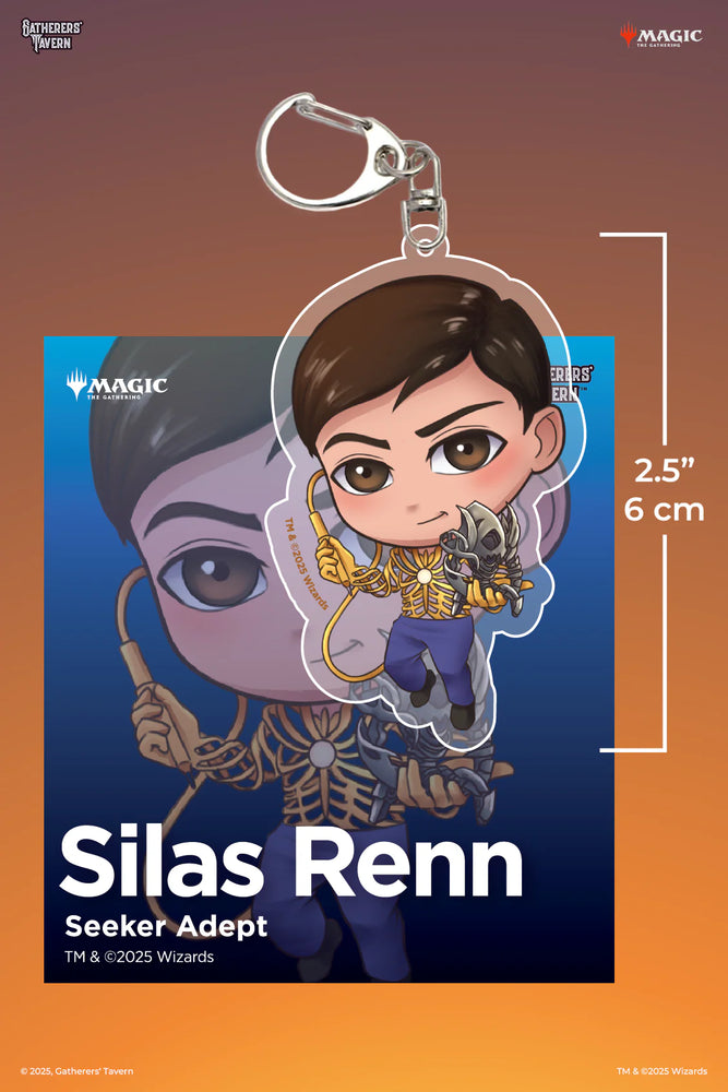 Gatherer' Tavern Silas Renn, Seeker Adept Keychain