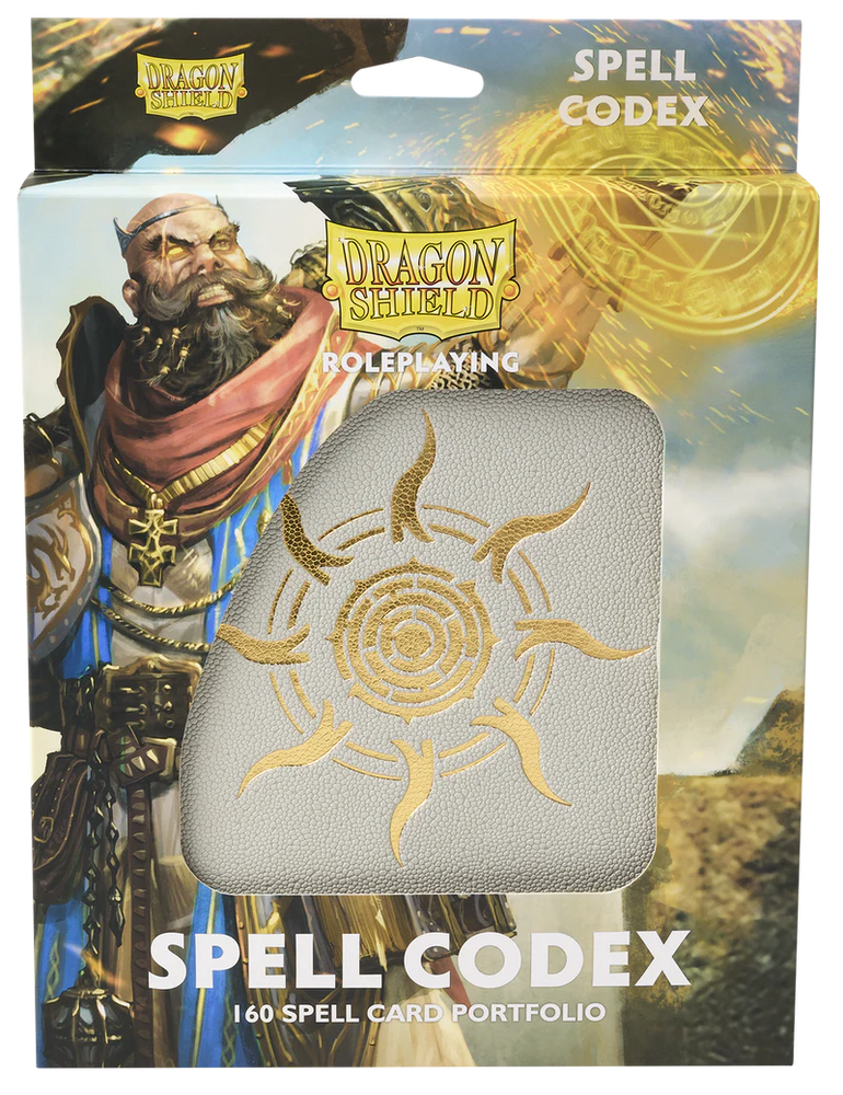 Dragon Shield: Spell Codex - Ashen White