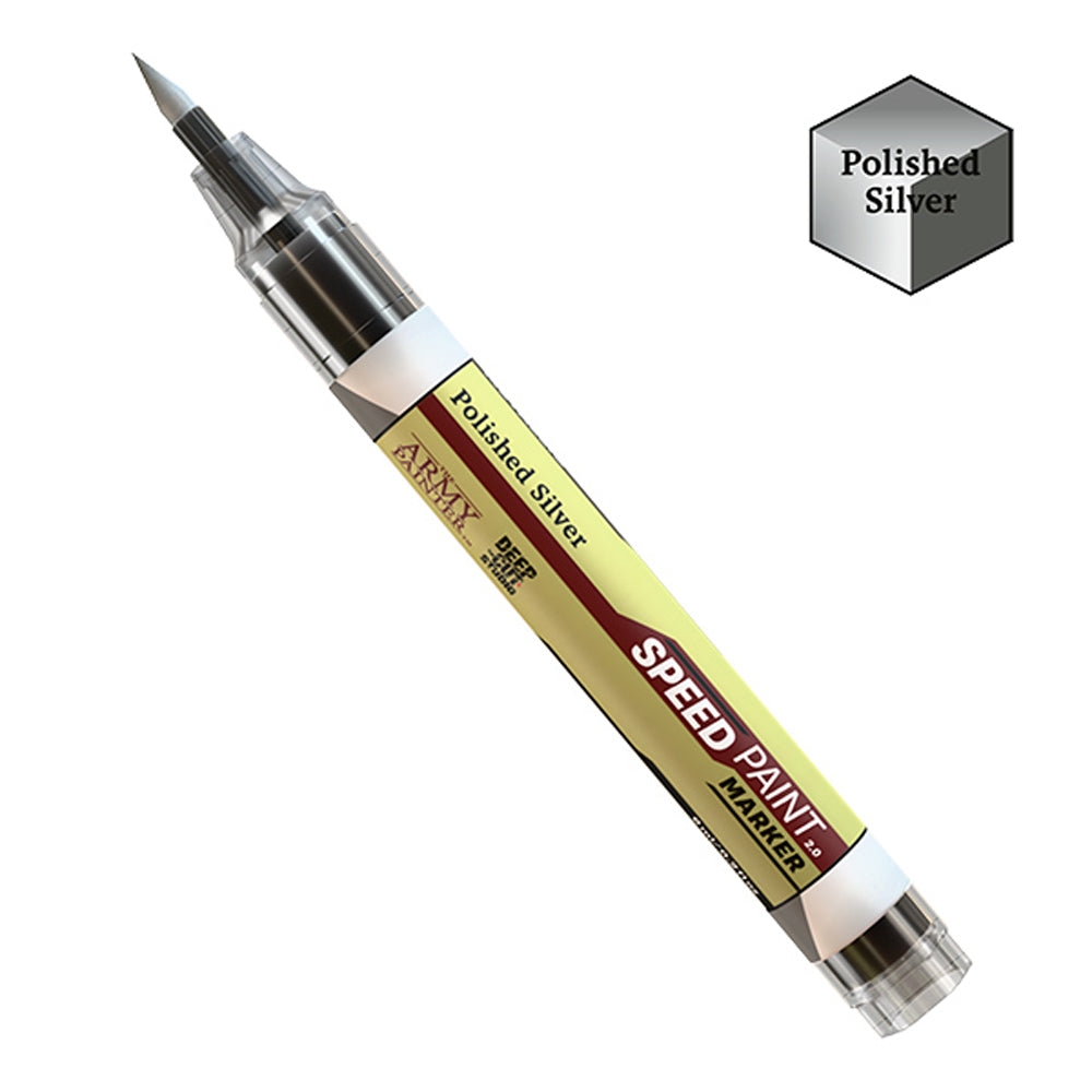 The Army Painter: Speed Paint 2.0 Marker - Polished Silver
