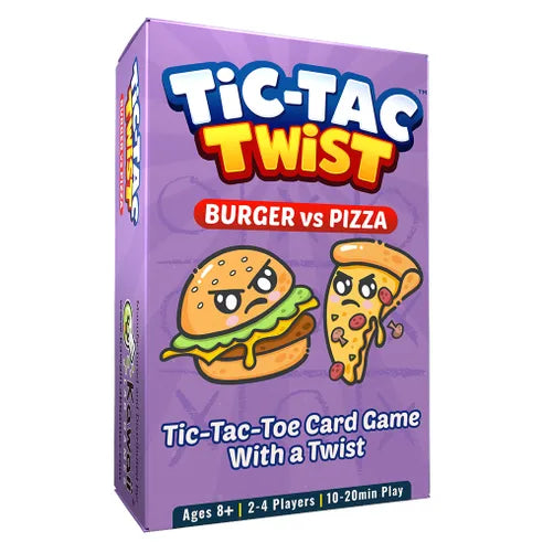 Tic-Tac-Twist: Burger vs Pizza