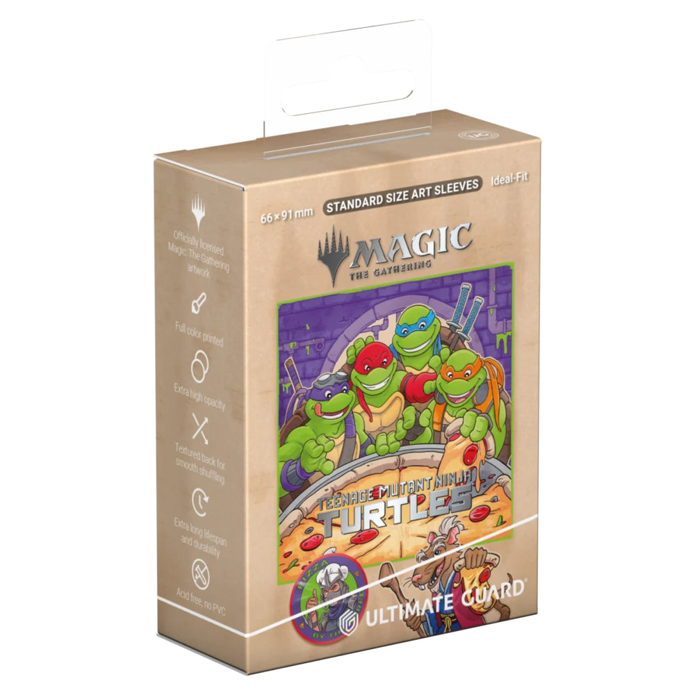 MTG Art Sleeves- Teenage Mutant Ninja Turtles- Pizza Box