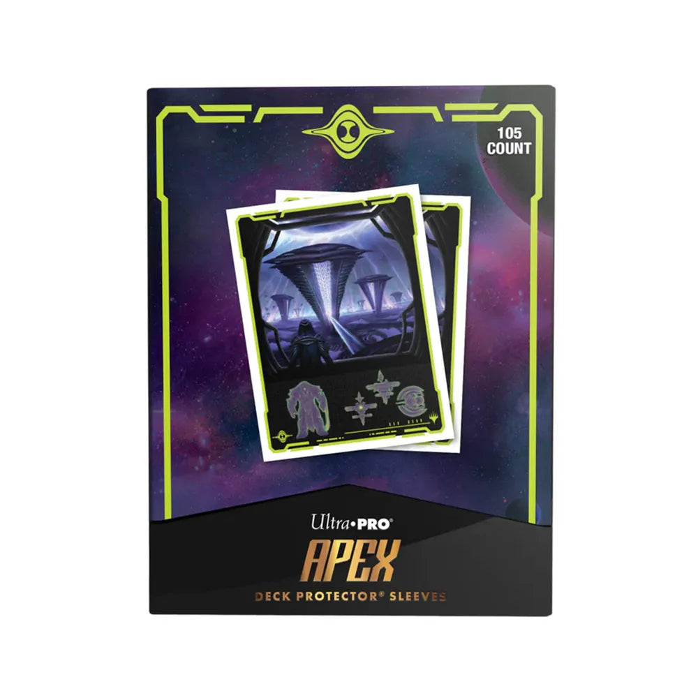 Ultra PRO: Standard 105ct Sleeves (APEX) - Edge of Eternities (Black)