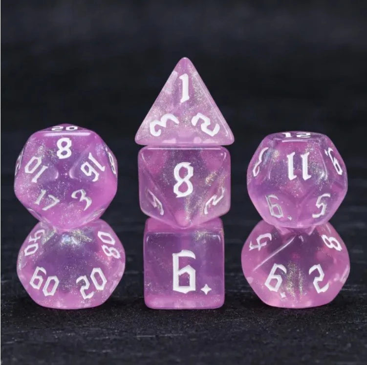 Foam Brain Dice: Violet Sparkle