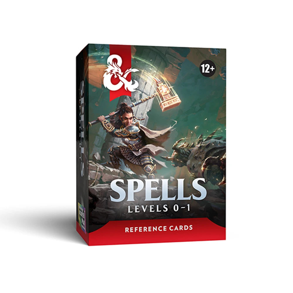 Dungeons and Dragons: Reference Cards - Spells Levels 0-1