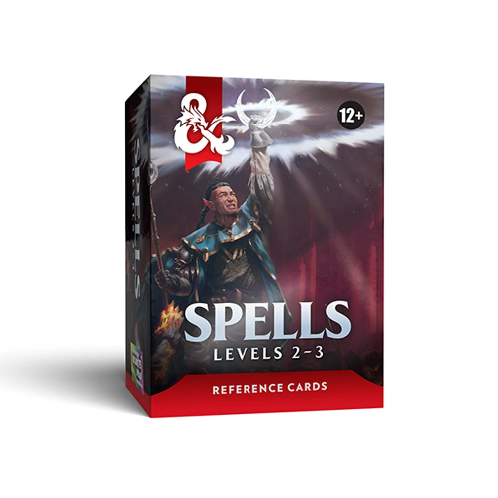 Dungeons and Dragons: Reference Cards - Spells Levels 2-3