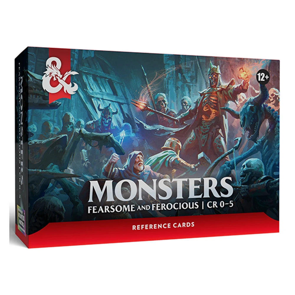 Dungeons and Dragons: Reference Cards - Fearsome and Ferocious CR 0-5