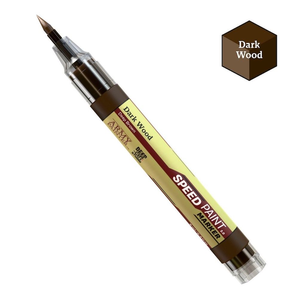 The Army Painter: Speed Paint 2.0 Marker - Dark Wood