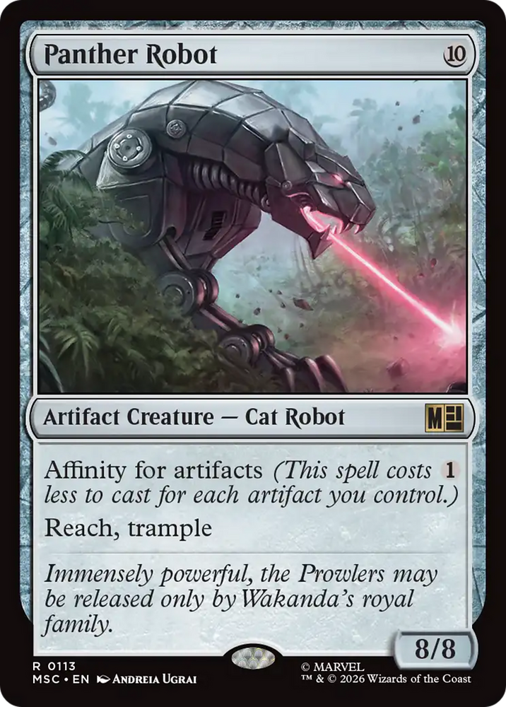 Panther Robot (Surge Foil) [Marvel Super Heroes Commander]