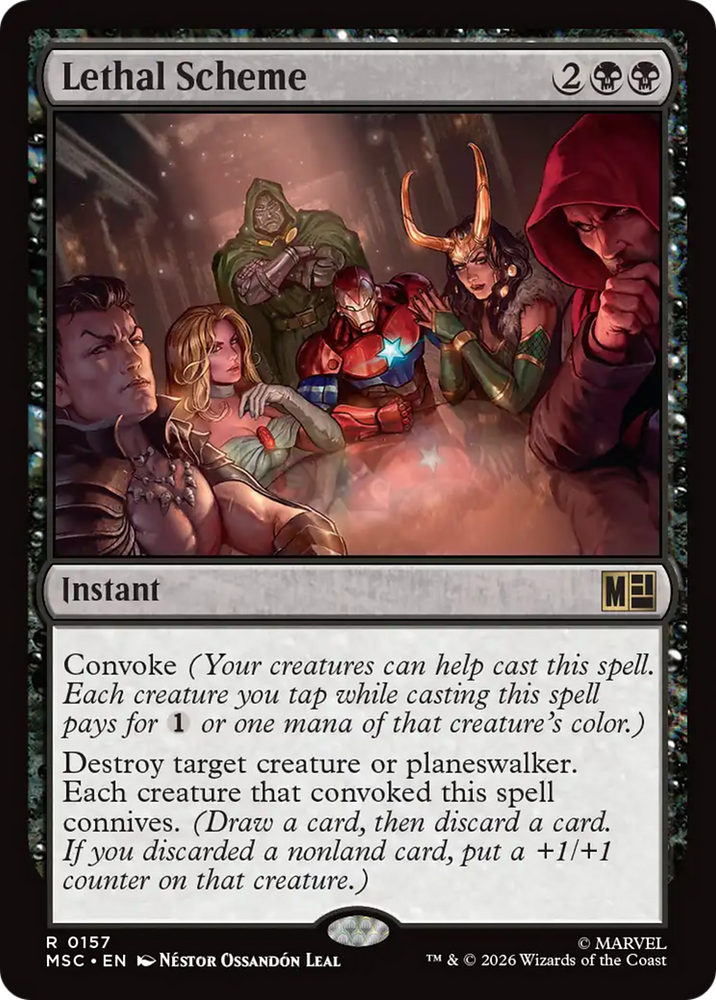 Lethal Scheme (Surge Foil) [Marvel Super Heroes Commander]